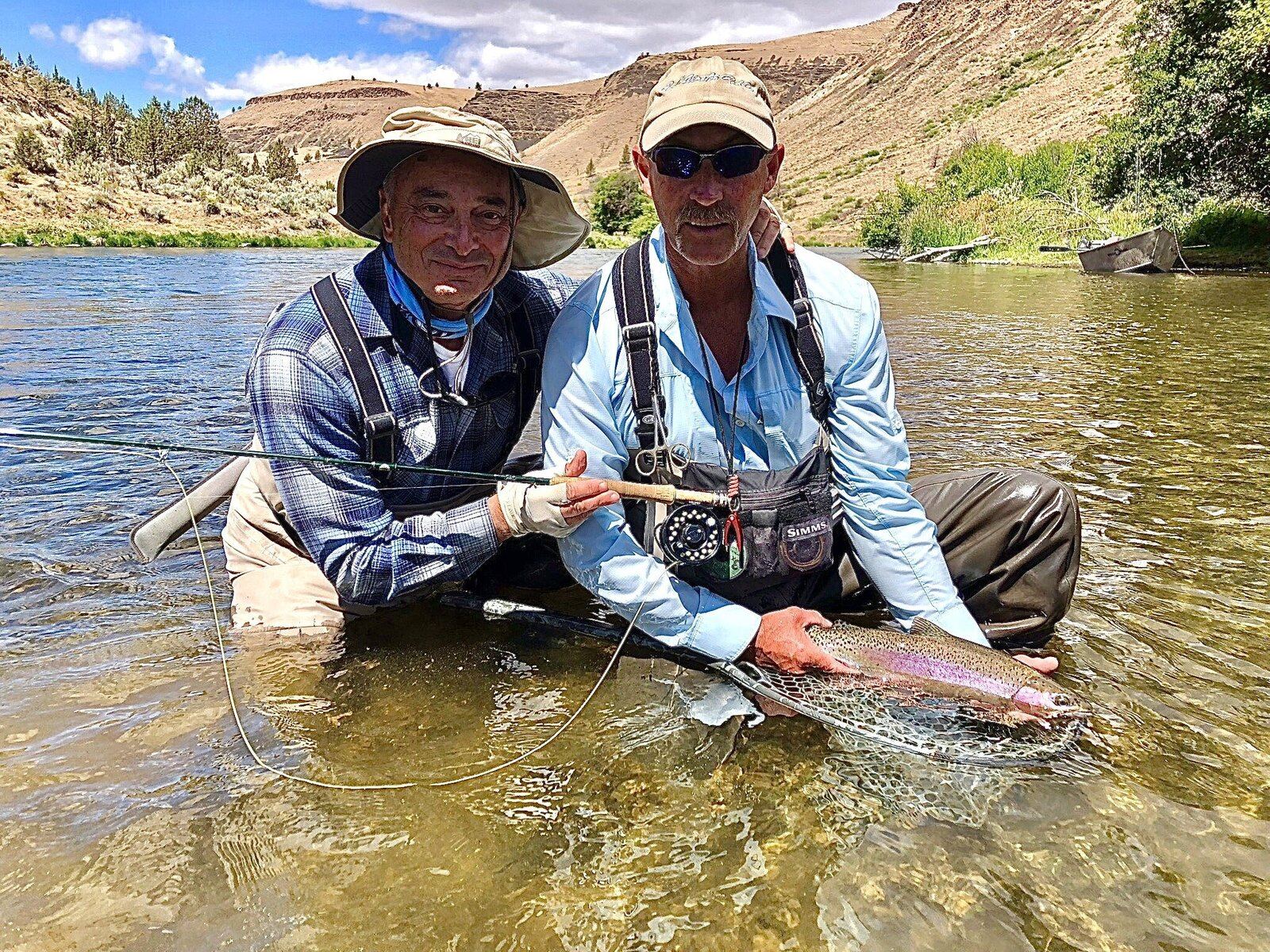 Silvey's Fly Fishing Guide Service on the water in Oregon