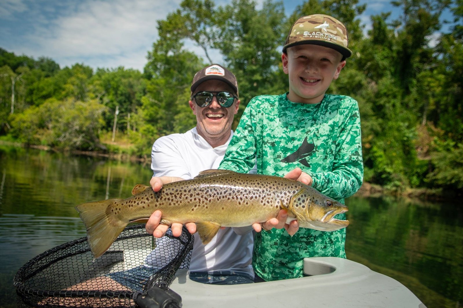 The working end of a guided day, photographed by South Holston Angler in TN