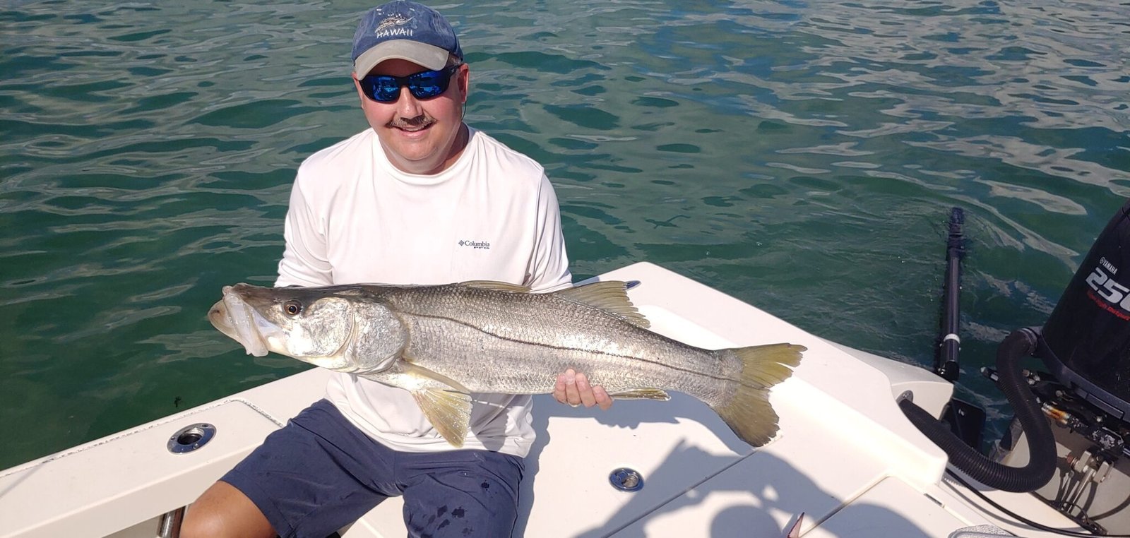 An on-the-water scene from a working guide operation, photographed by St Lucie Flats Fishing in FL