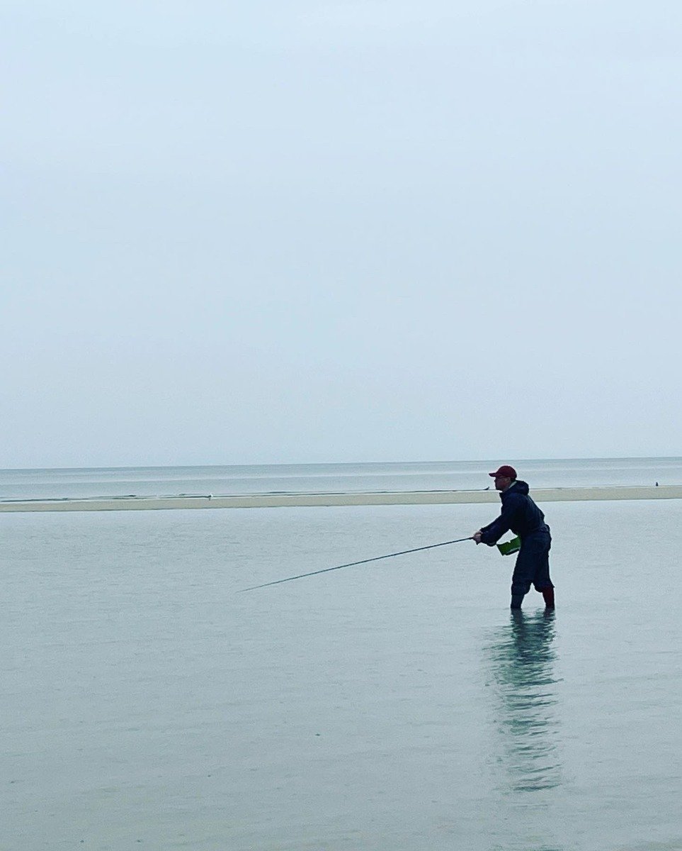 Sylvestre Outdoors Fly Fishing on the water in Massachusetts