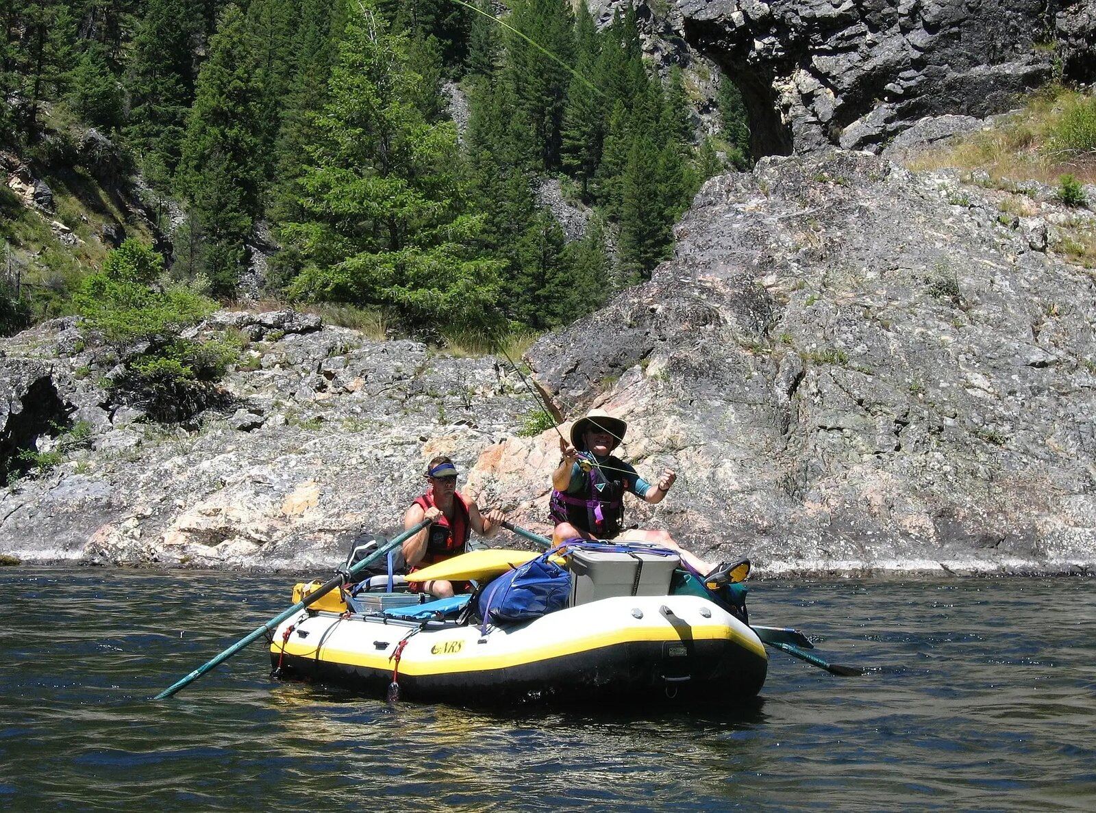 On the Talachulitna River, photographed by Tal-Adventures Lodge