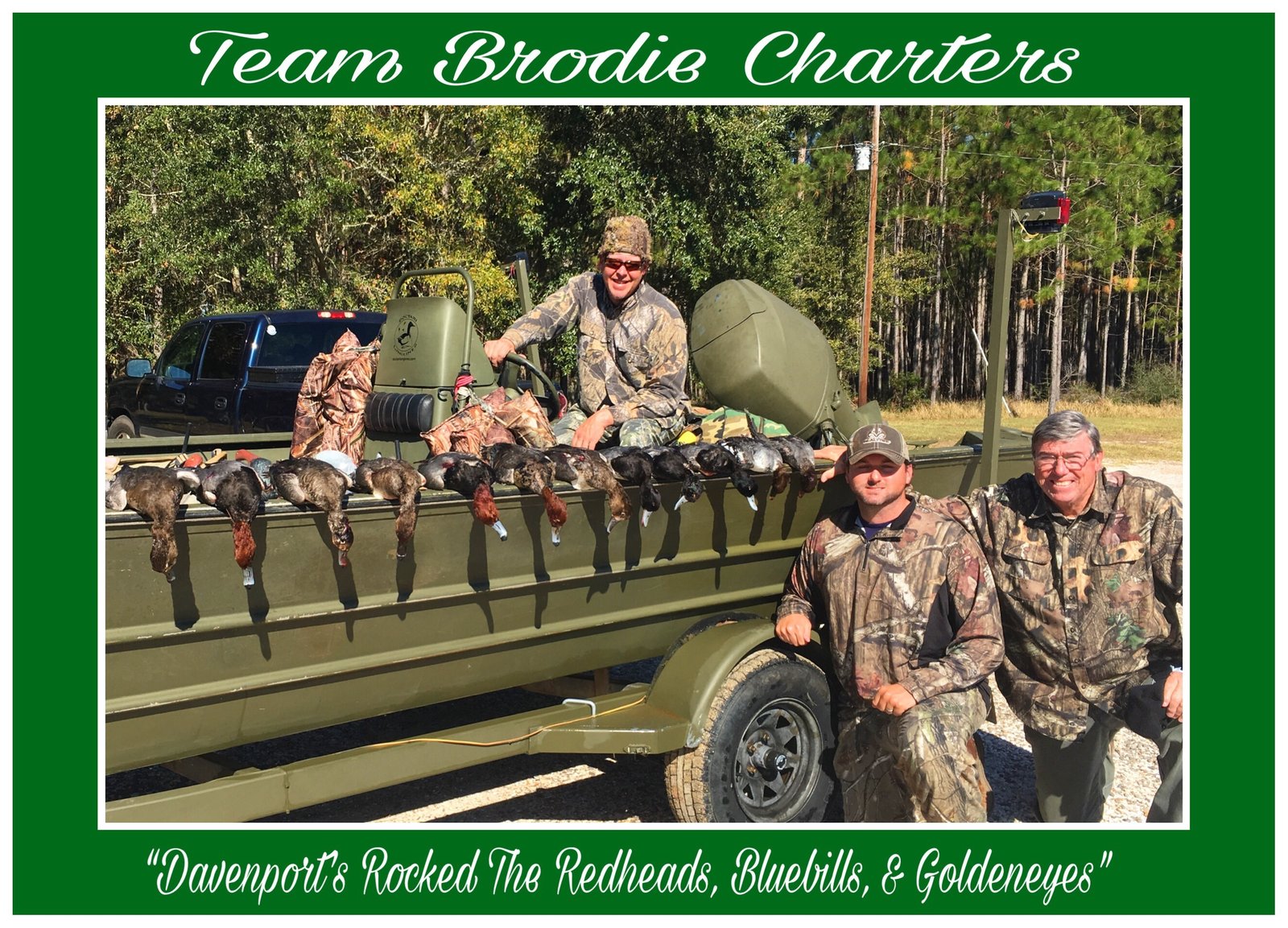 A guide at work during a trip, photographed by Team Brodie Charters in MS