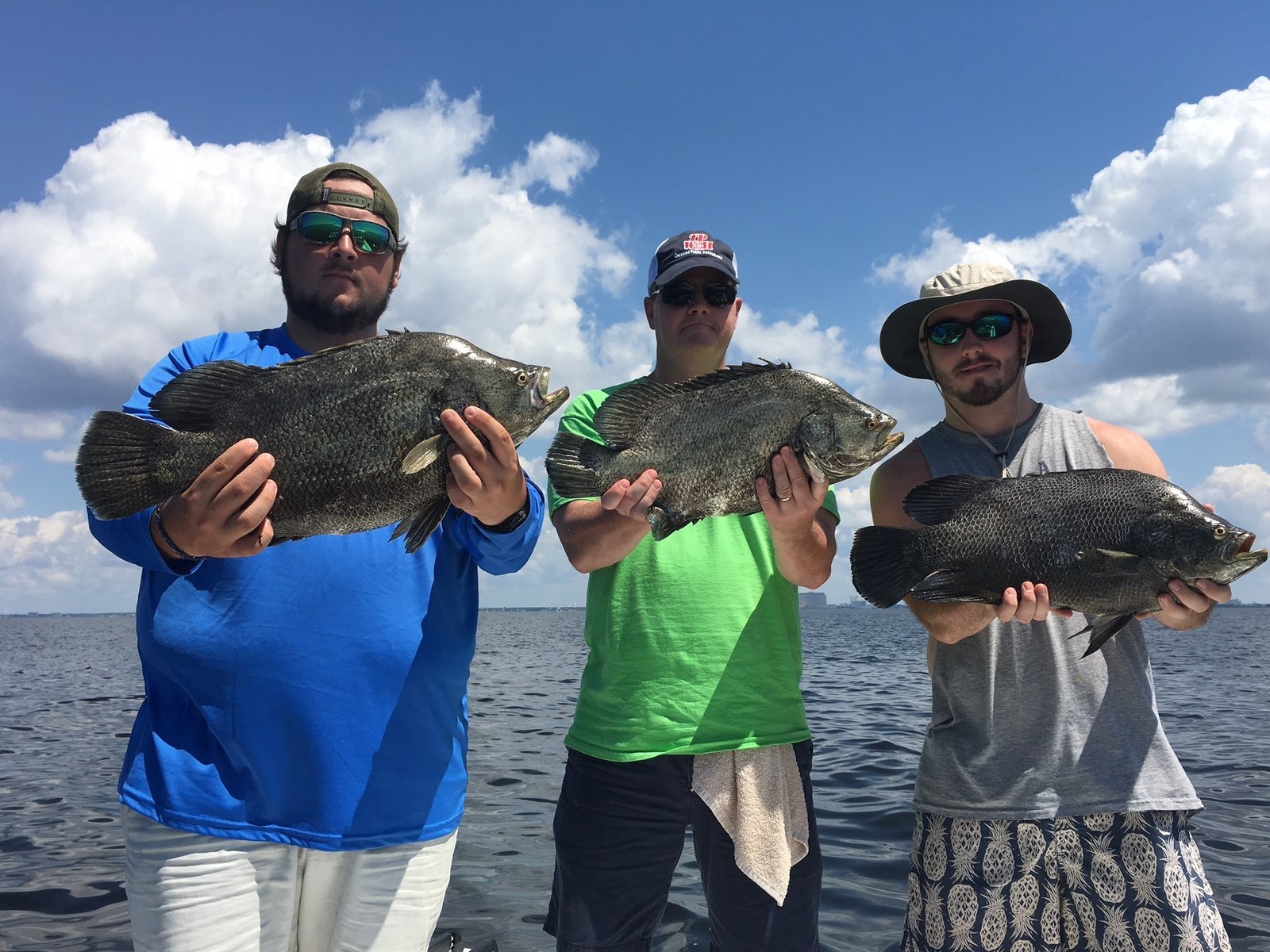 A working outfitter partway through a day, photographed by Team Brodie Charters in MS