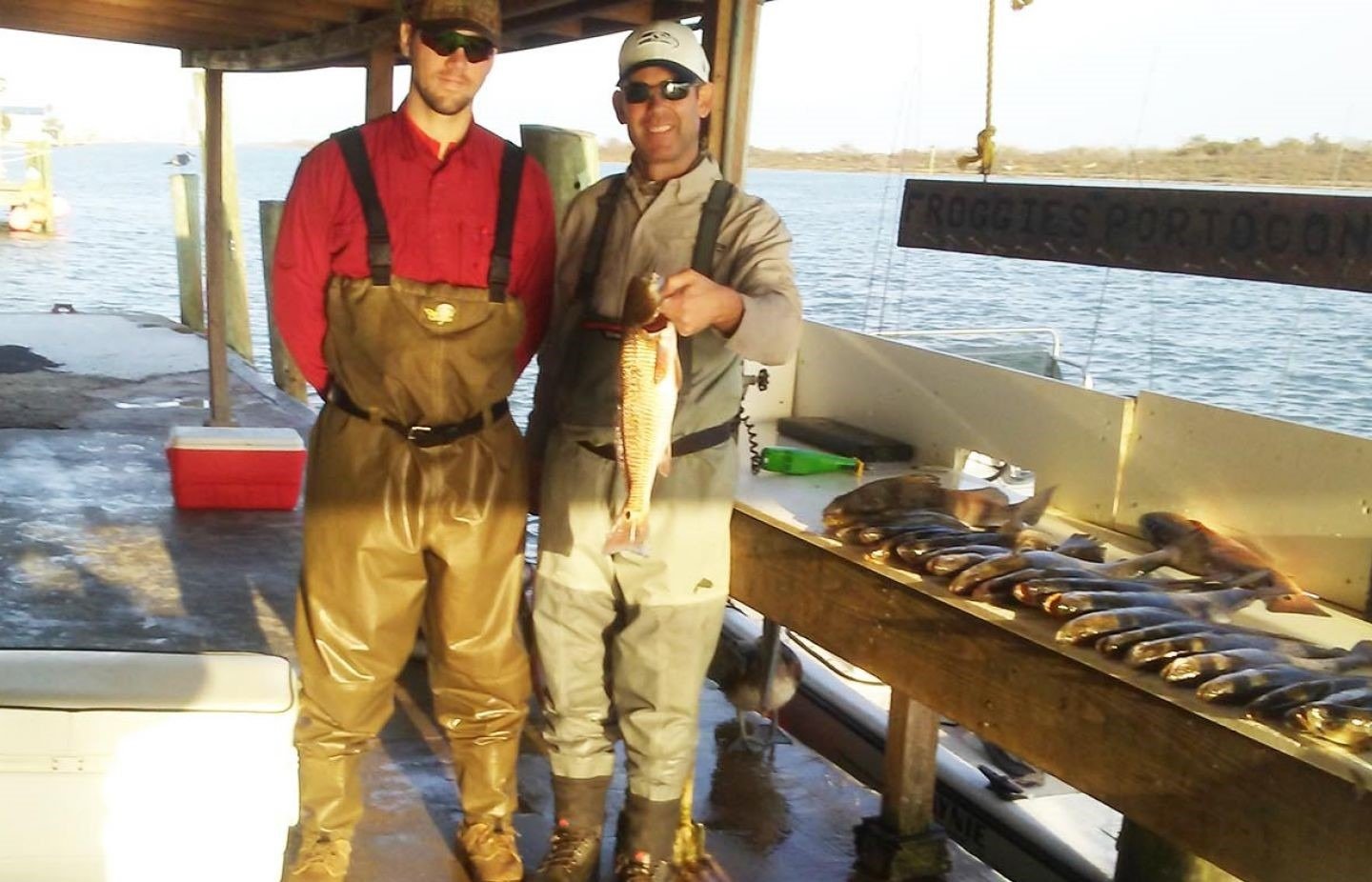 Time on the water from a working guide's operation, photographed by Texas Coastal Adventures in TX