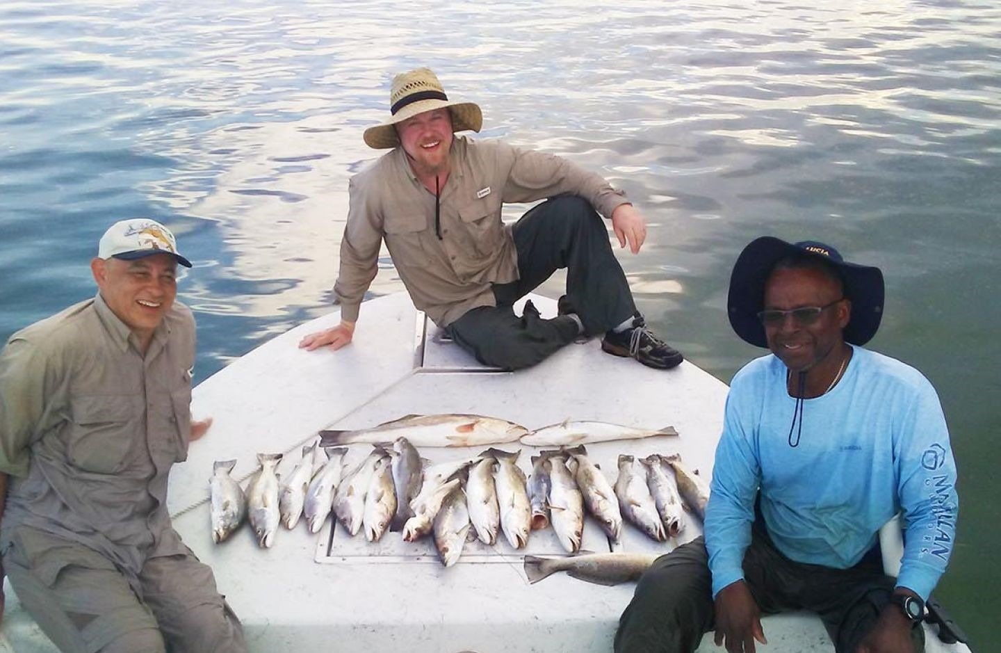 A guide's day in progress, photographed by Texas Coastal Adventures in TX