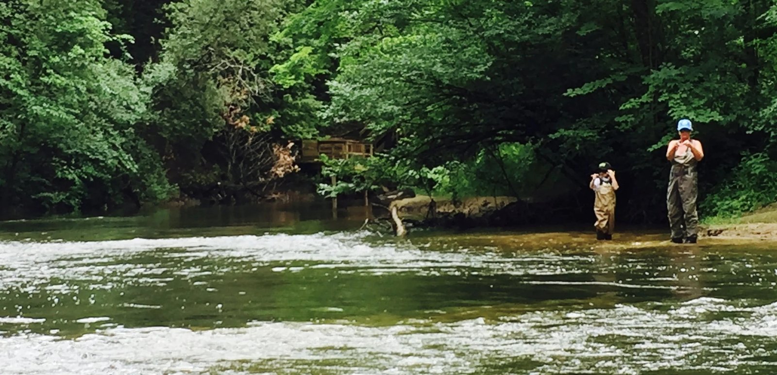 On the St. Joseph River, photographed by The Amish Trout Outfitters
