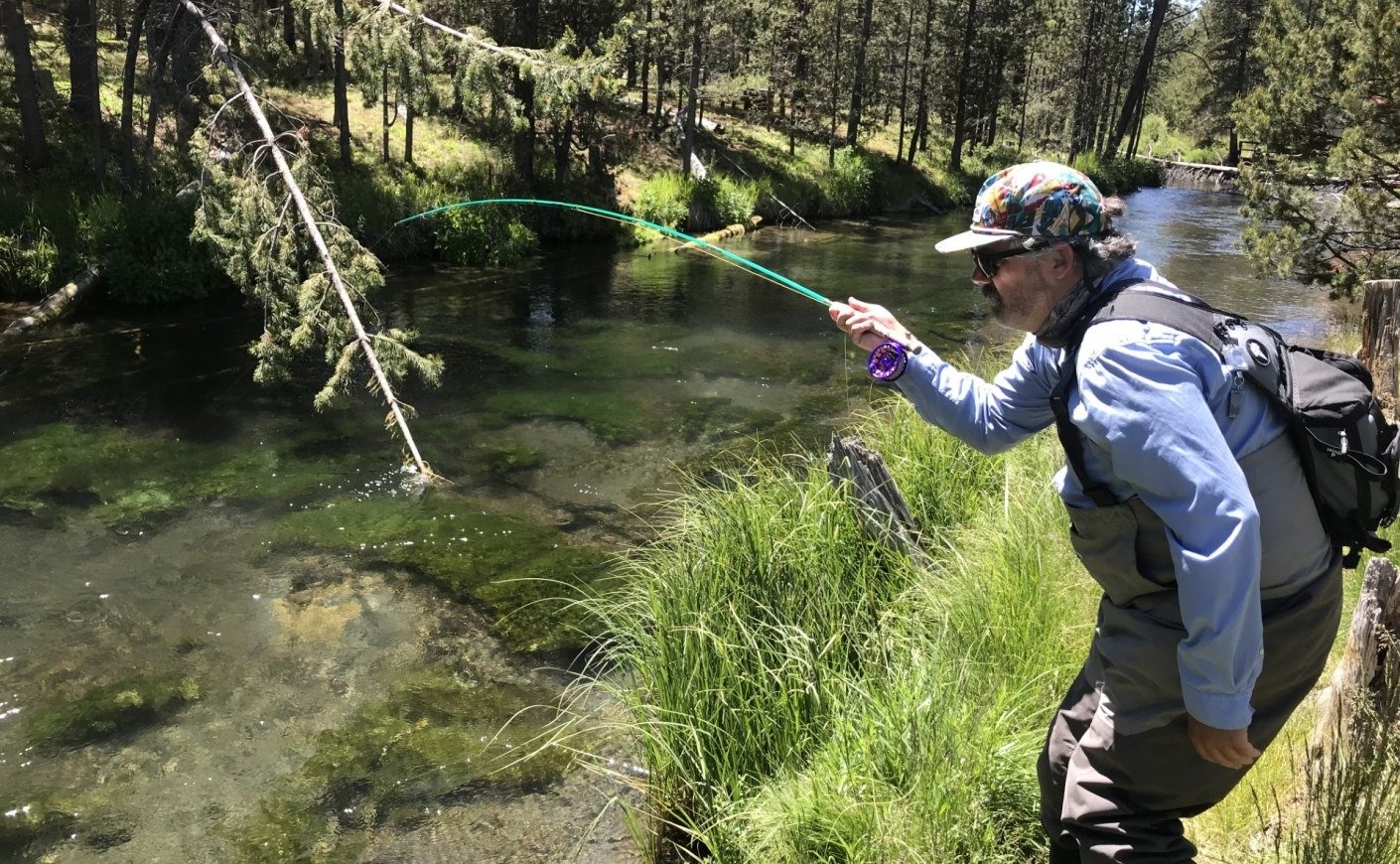 On the Metolius River, photographed by The Fly Fisher's Place