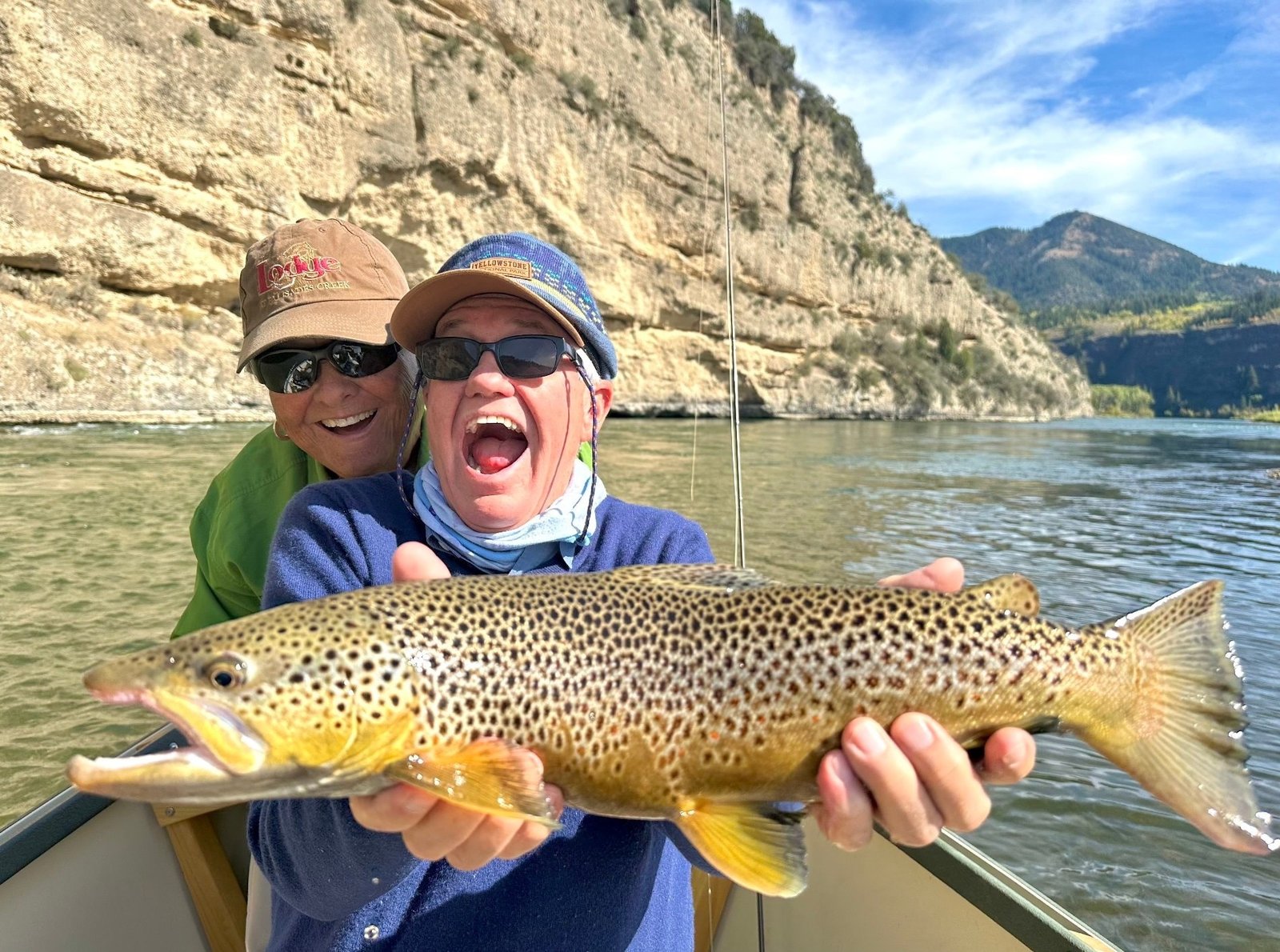 Time on the water from a working guide's operation, photographed by The Lodge at Palisades Creek in ID