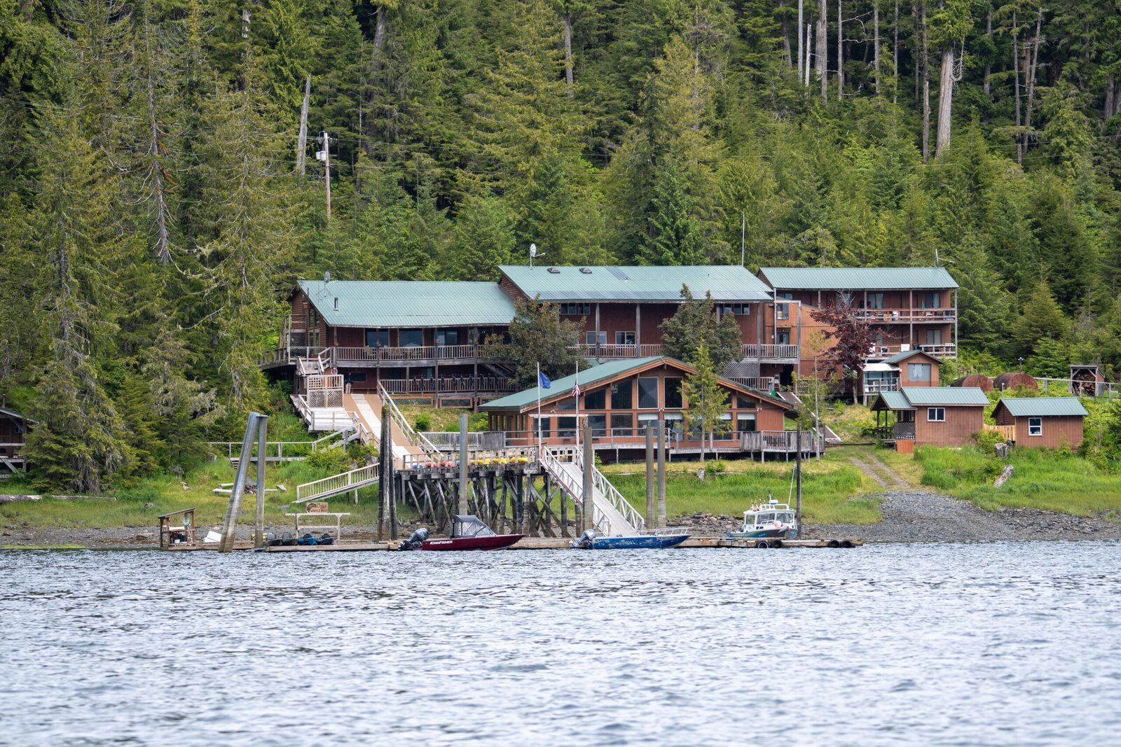 The Lodge at Whale Pass on the water in Alaska