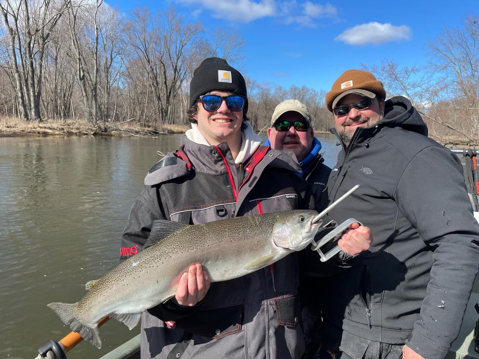 A guide at work during a trip, photographed by Tilmann Outfitters in MI