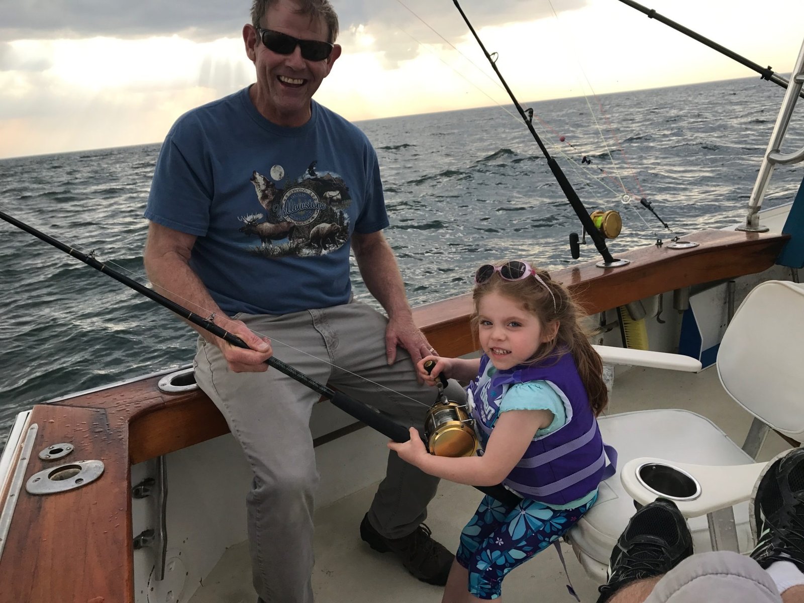 The working end of a guided day, photographed by Triton Sportfishing in MA