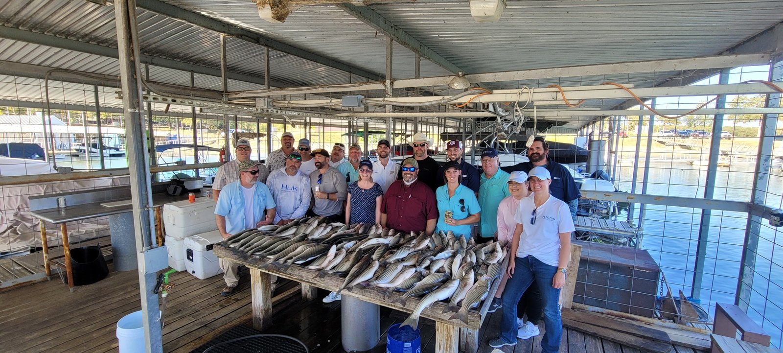 Time on the water from a working guide's operation, photographed by Trophy Hunters Guide Service in TX