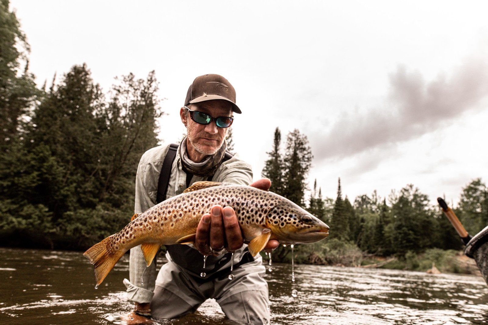 On the Jordan River, photographed by True North Trout