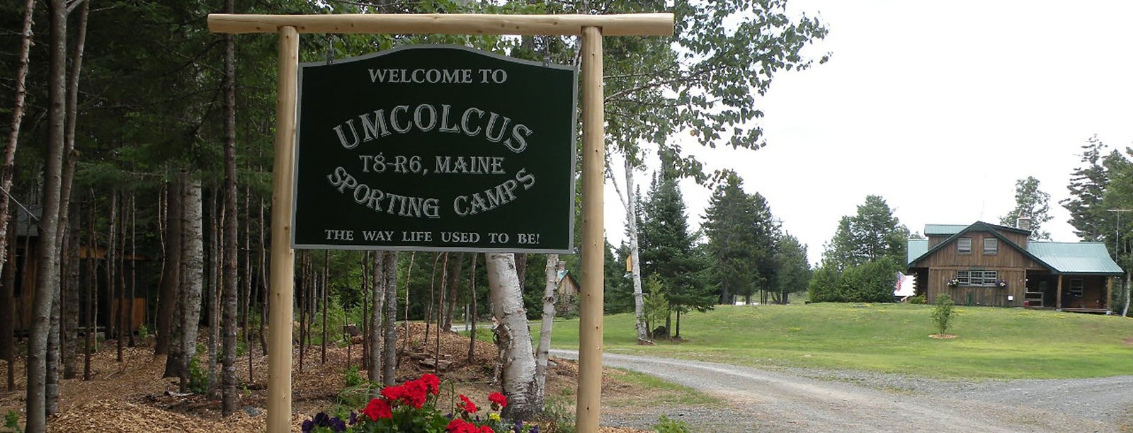 Umcolcus Sporting Camps on the water in Maine