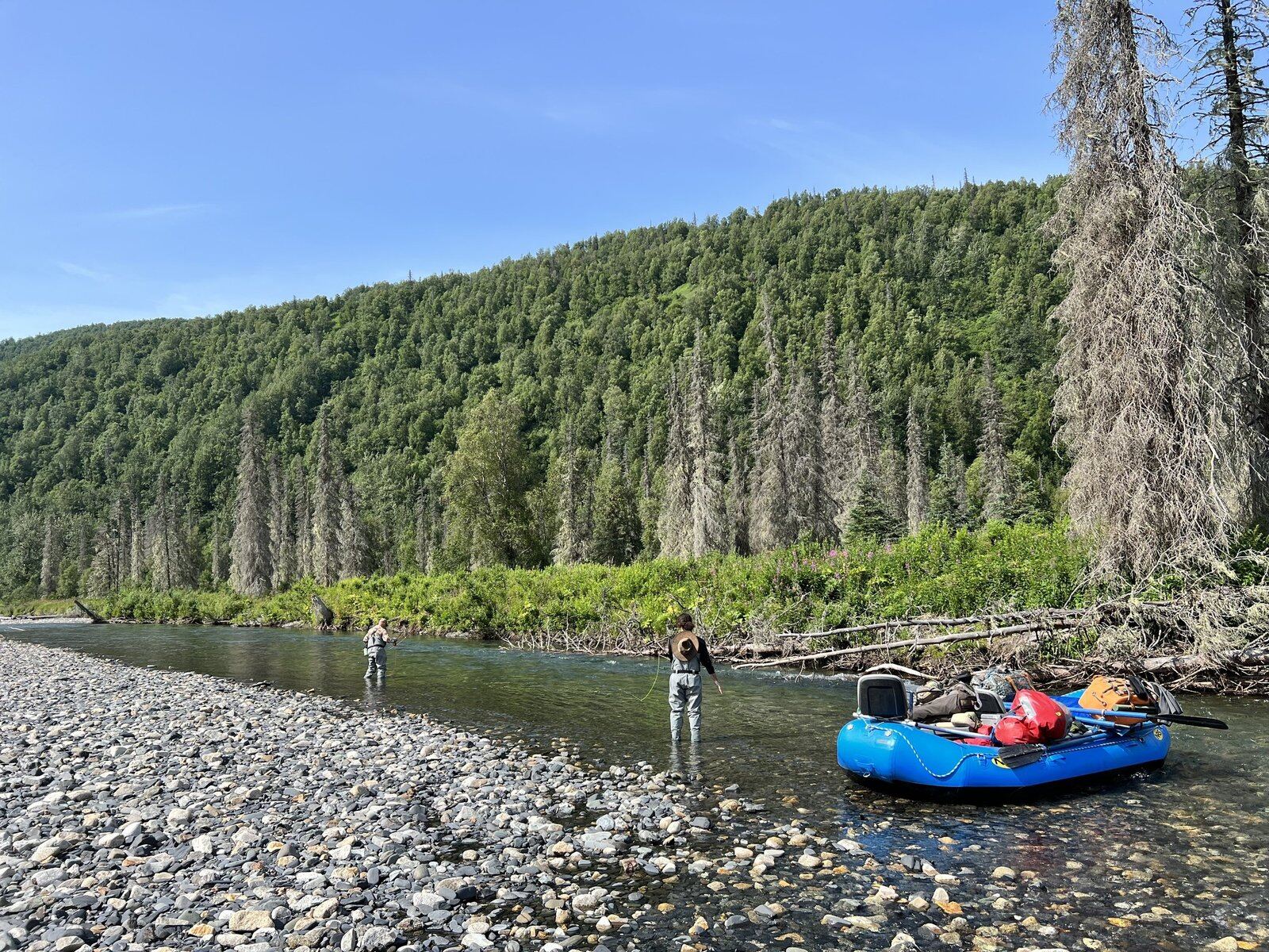 On the Susitna River, photographed by Up North Fly Fishing