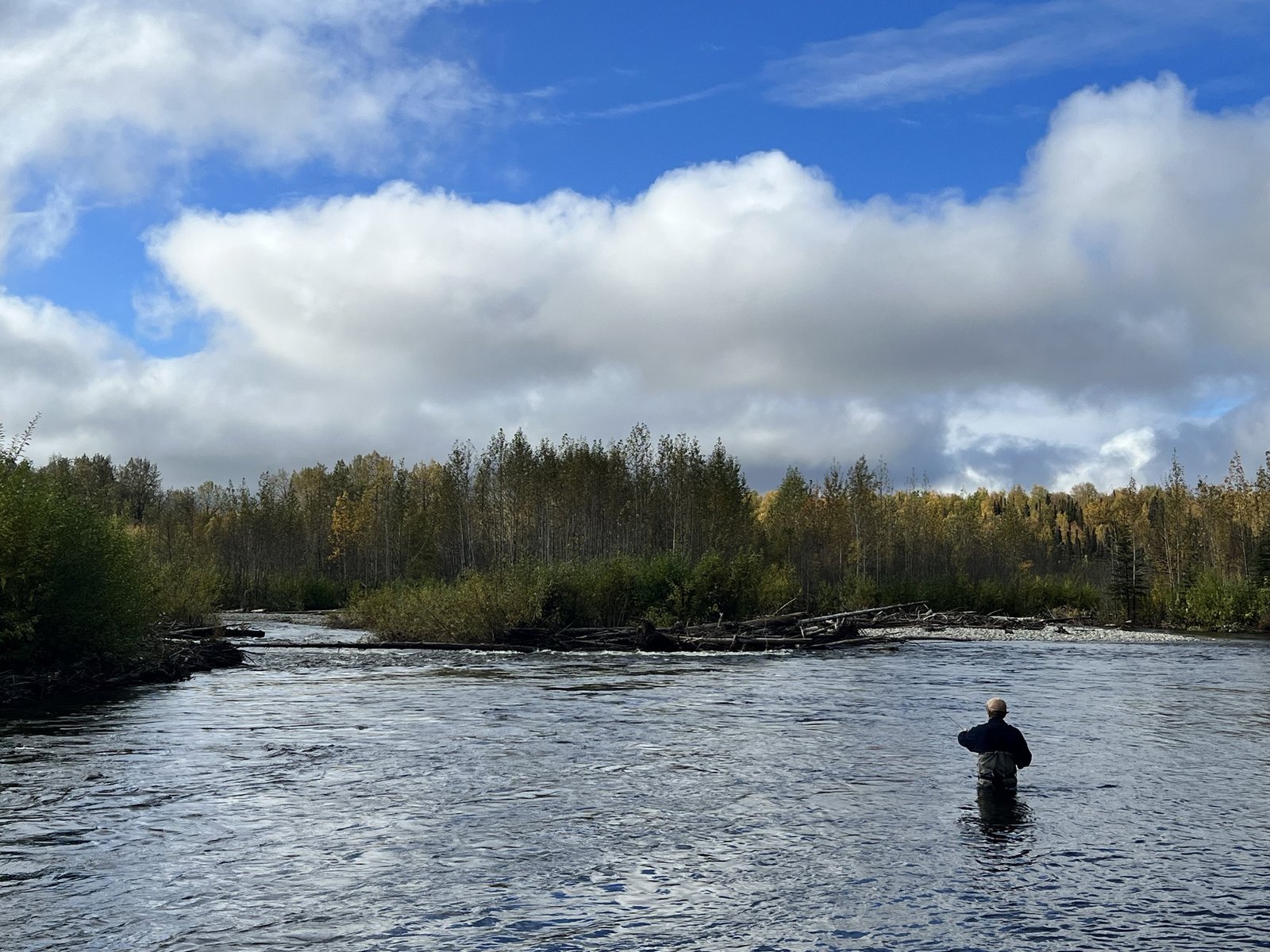 The working end of a guided day, photographed by Up North Fly Fishing in AK