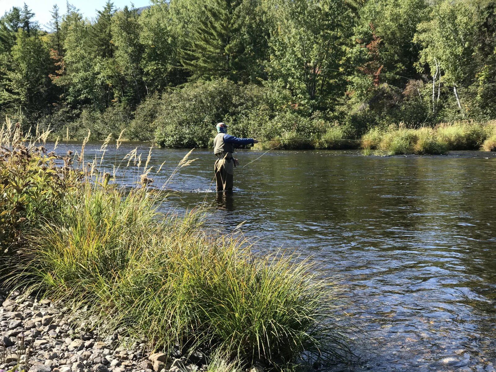 Upper Andro Guide Service on the water in Maine