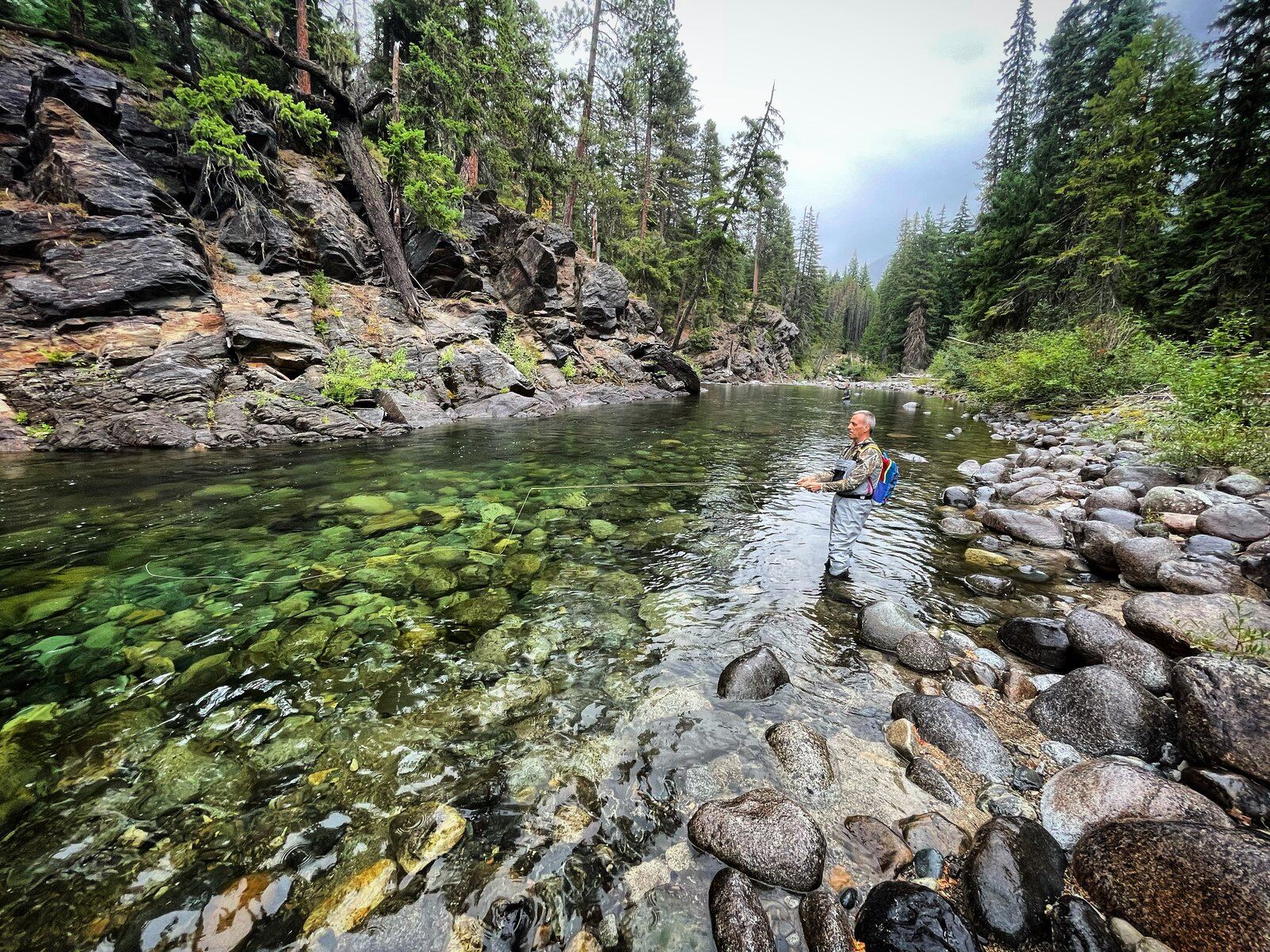 On the Rocky Ford Creek, photographed by Wenatchee Fly Company