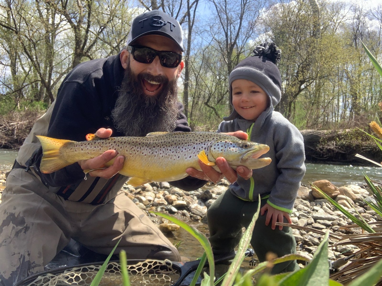 The job of guiding, mid-trip, photographed by Western Mass Guide Service in MA