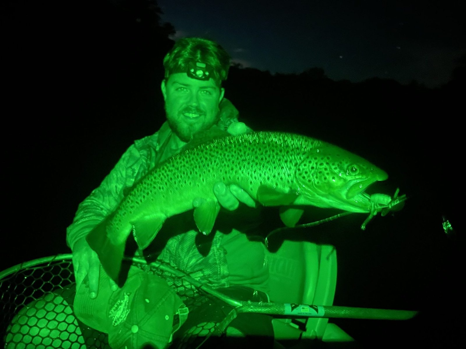 A guide at work during a trip, photographed by Western Mass Guide Service in MA