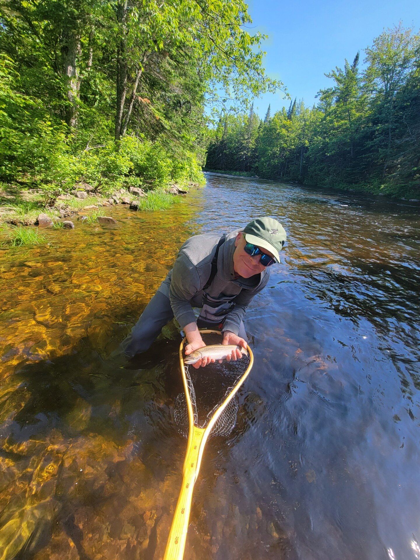 Western Mountains Fly Fishing on the water in Maine