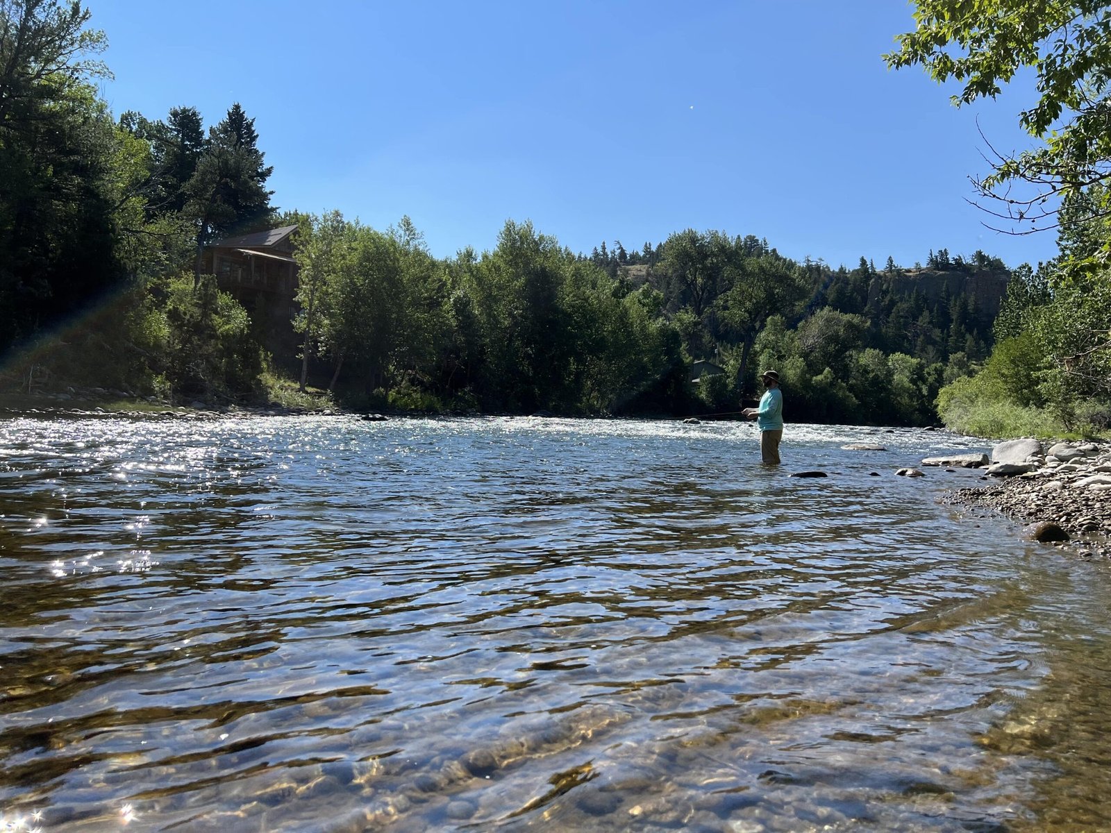 On the DePuy's Spring Creek, photographed by Wet Net Outfitters