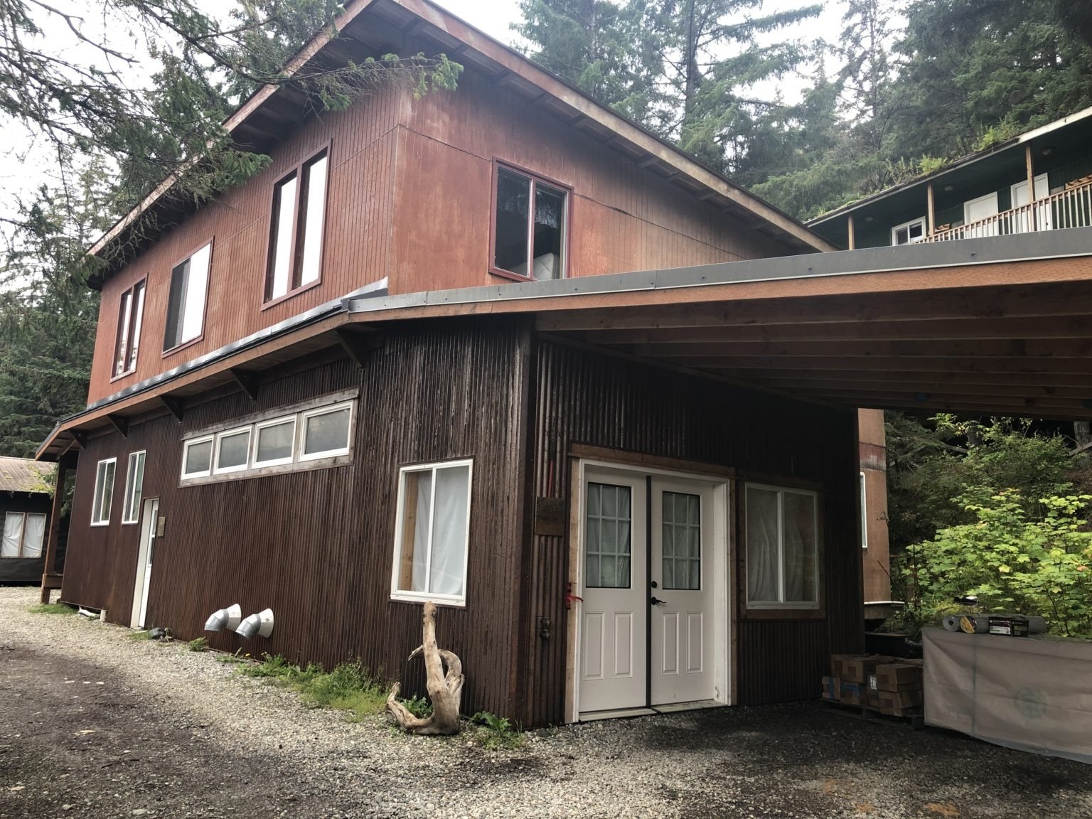 Water where guides here run sablefish trips, photographed by Whaler's Cove Lodge