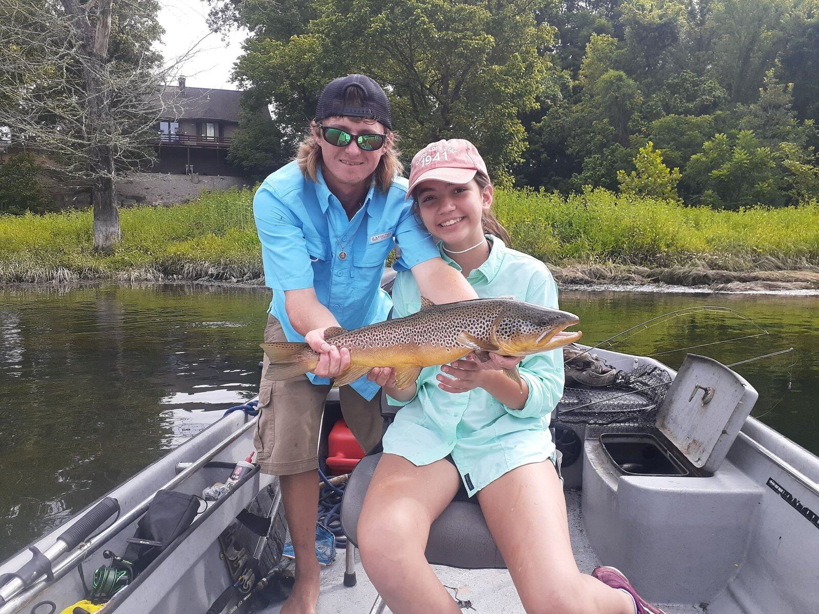 The working end of a guided day, photographed by White River Fishing Guides in AR