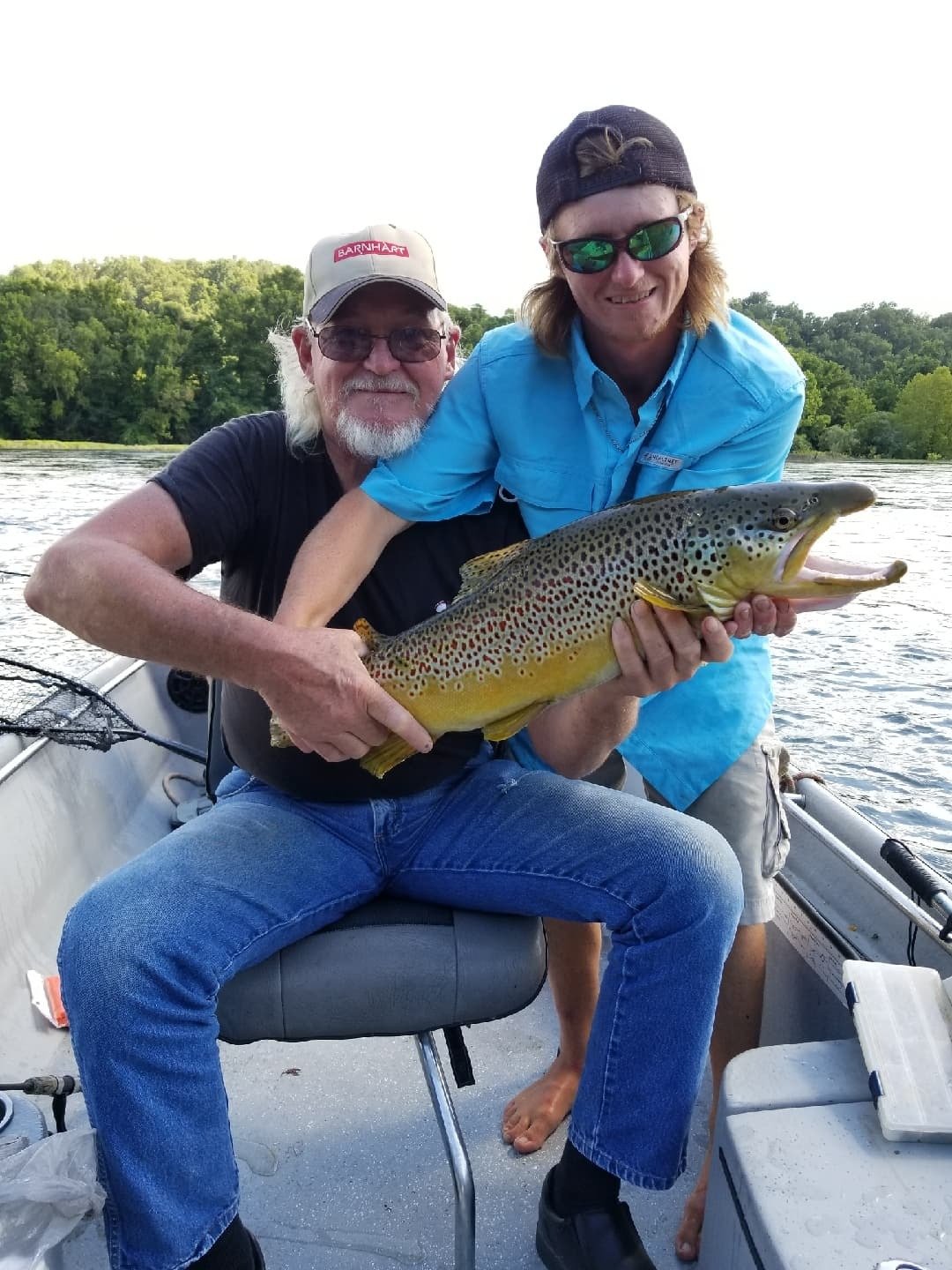 White River Fishing Guides on the water in Arkansas