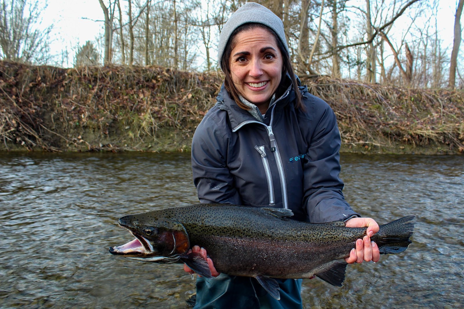 A guide at work during a trip, photographed by Wildwood Outfitters in PA