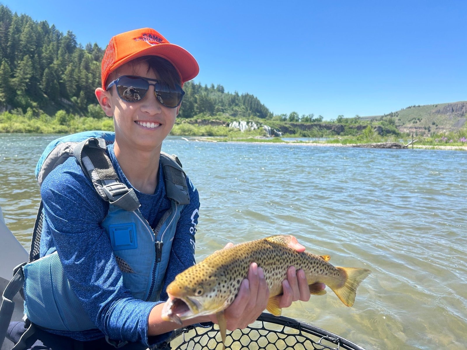 Wilson Fishing Guides on the water in Wyoming