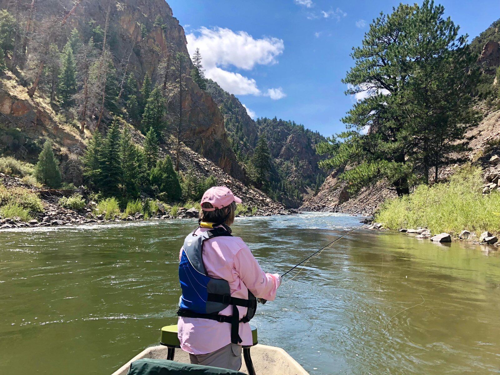 On the St. Louis Creek, photographed by Winter Park Flyfisher