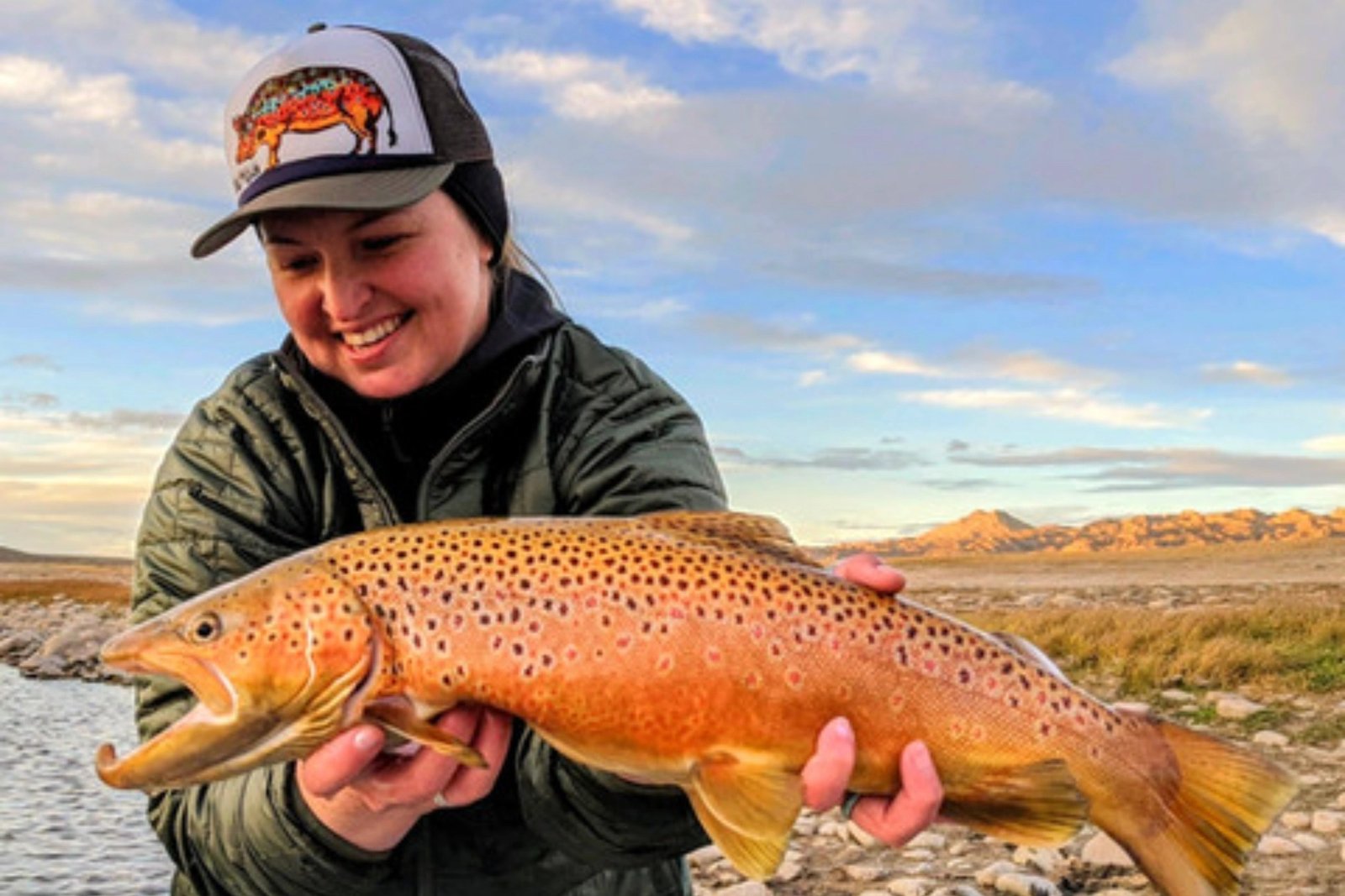 On the Big Horn River, photographed by Wyoming Cowboy Drifters