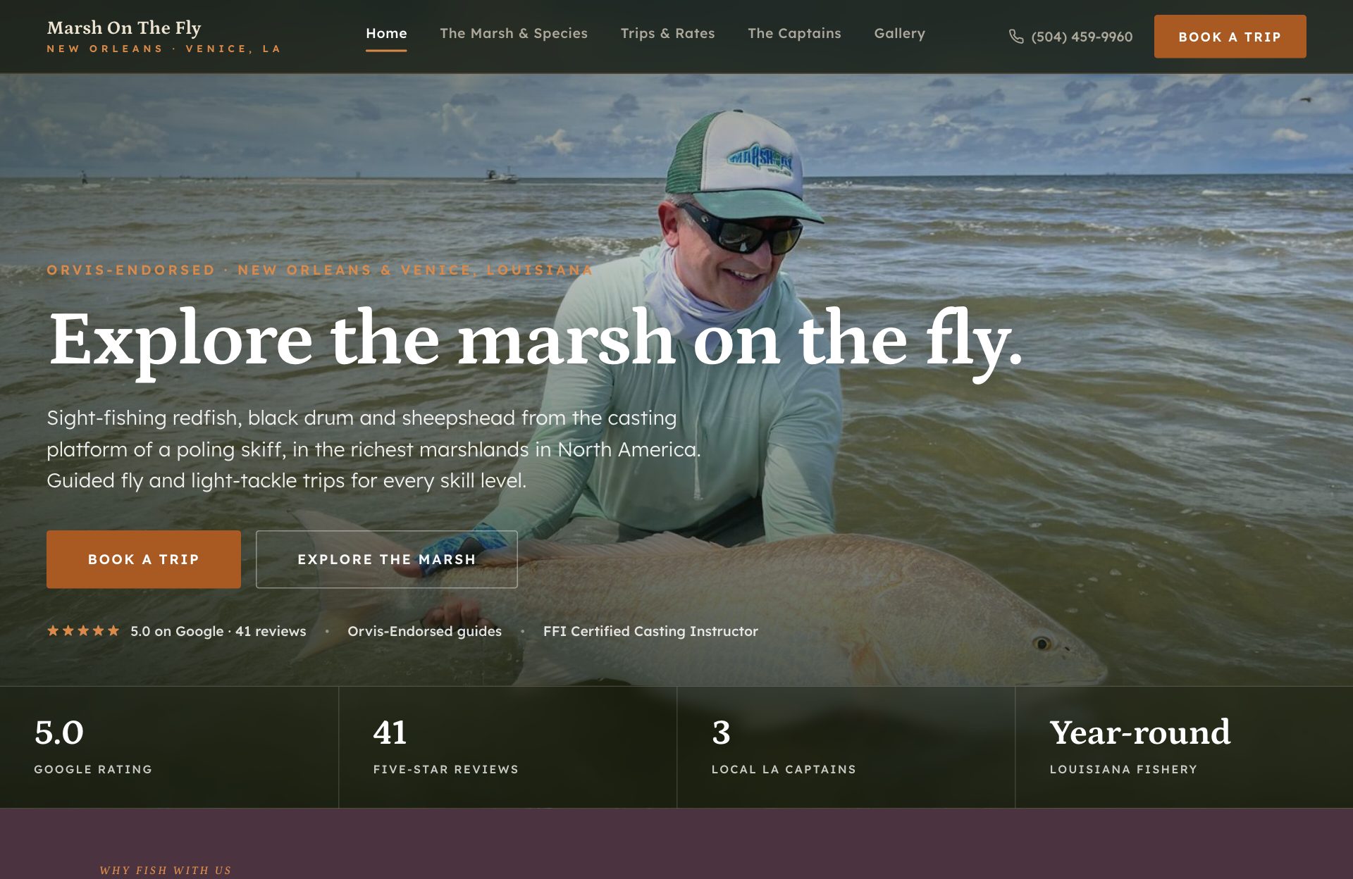 Marsh On The Fly spec site